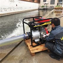 手推式柴油机清水污水混流泵