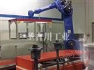 铝轮毂底漆后待烘干机器人转线机构