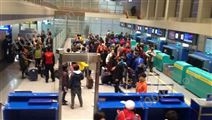 哈尔滨太平国际机场安全检查站金属探测安检门通道发现3个打火机[图]