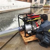 手推式柴油機清水污水混流泵